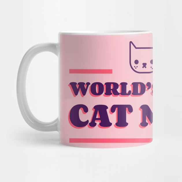 worlds best cat mom by Jess B Prints